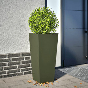 Garden Planter Olive Green Cold-rolled steel Large Dura...
