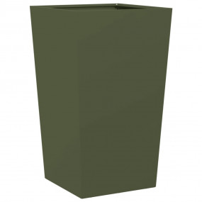 Garden Planter Olive Green Cold-rolled steel 17.7x17.7 ...
