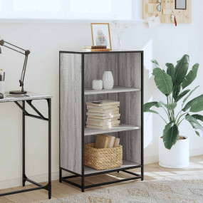 Book Cabinet Grey Sonoma Engineered wood, metal