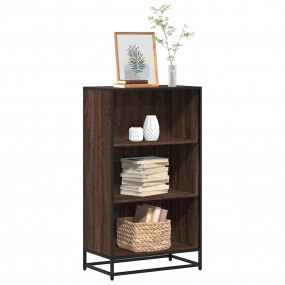 Book Cabinet Brown oak Engineered wood, metal Medium Bo...