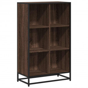 Book Cabinet Brown Oak Engineered wood, metal Medium Du...