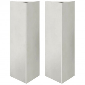 Garden Planter Set of 2 Stainless steel Medium Durable