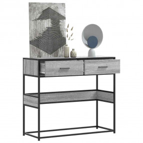 Console Table Grey Sonoma Engineered wood Standard Cons...