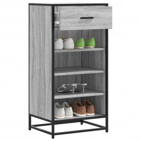 Shoe Rack Grey Sonoma Engineered wood, metal Medium Sho...