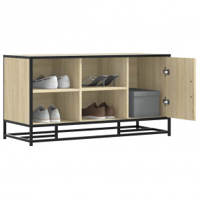Shoe Bench Sonoma oak Engineered wood, metal 39.4 x 15....