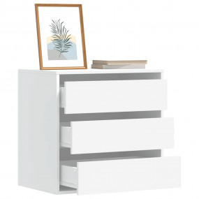 Chest Of Drawers White Engineered Wood Medium Chest Of ...