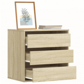 Chest of Drawers Sonoma Oak Engineered Wood 23.6 x 16.1...