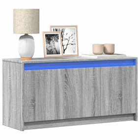 TV Cabinet Grey Sonoma Engineered Wood Medium TV Cabine...