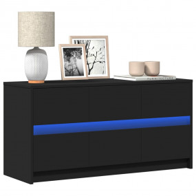 TV Cabinet Black Engineered wood 39.4 x 13.4 x 19.7 in ...