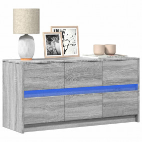 TV Cabinet Grey Sonoma Engineered wood Medium TV Cabine...