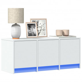 TV Cabinet White Engineered wood 38.2 x 13.4 x 15.7 in ...