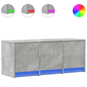 TV Cabinet Concrete gray Engineered wood Medium TV Cabi...