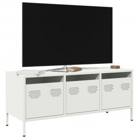 TV Cabinet White Cold-rolled steel Medium Adjustable Fe...
