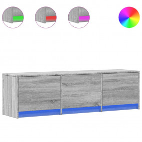 TV Cabinet Gray Sonoma Engineered Wood Medium TV Cabine...
