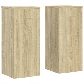 Plant Stand Set of 2 Sonoma oak Engineered wood