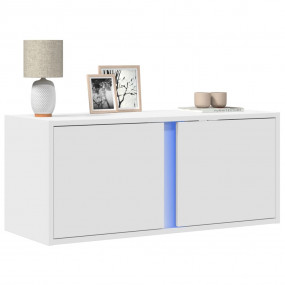 TV Wall Cabinet White Engineered wood 31.5x12.2x13.8 in
