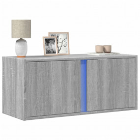 TV Wall Cabinet Grey Sonoma Engineered wood 31.5 x 12.2...