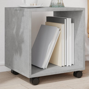 Rolling cabinet Concrete grey Engineered wood Compact R...