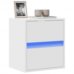 TV Wall Cabinet White Engineered wood Compact TV Wall C...