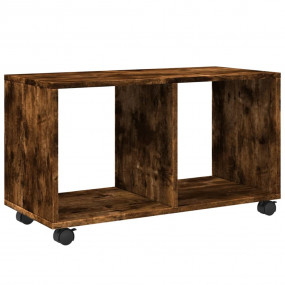 Rolling cabinet Smoked Oak Engineered Wood Medium Moder...