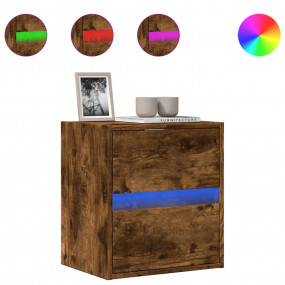TV Wall Cabinet Smoked oak Engineered wood Small TV Wal...