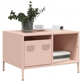 Coffee Table Pink Cold-rolled Steel Medium  Adjustable ...