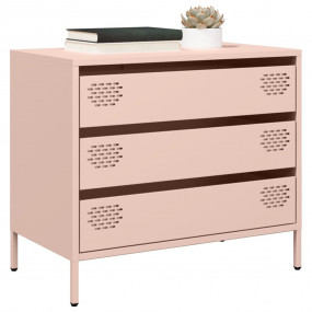 Sideboard Pink Cold-rolled steel 26.8 in x 15.4 in x 23...