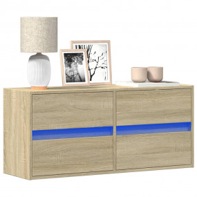 TV Wall Cabinet Sonoma Oak Engineered wood TV Wall Cabi...