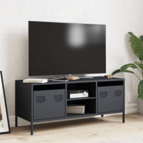TV Cabinet Anthracite Cold-rolled steel Medium Adjustab...