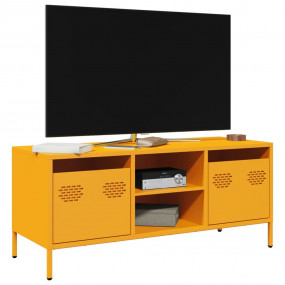 TV Cabinet Mustard Yellow Cold-rolled Steel Medium TV C...