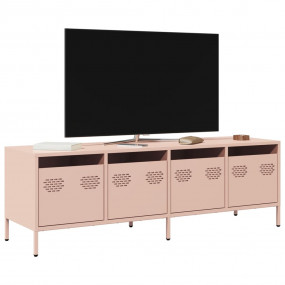TV Cabinet Pink Cold-rolled Steel Medium TV Cabinet Rec...