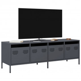 TV Cabinet Anthracite Cold-rolled steel 53.1x15.4x17.1 ...