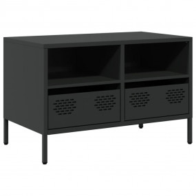 TV Cabinet Black Cold-rolled steel Medium Adjustable Fe...