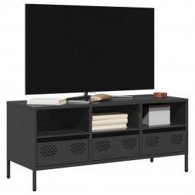 TV Cabinet Black Cold-rolled Steel Standard Adjustable ...
