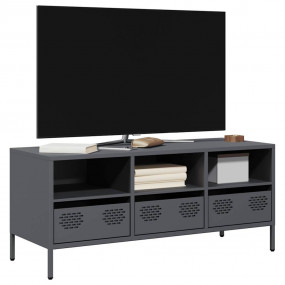 TV Cabinet Anthracite Cold-rolled Steel Medium Adjustab...