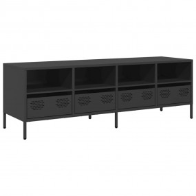 TV Cabinet Black Cold-rolled steel Standard Adjustable ...