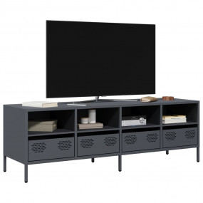 TV Cabinet Anthracite Cold-rolled steel Medium Adjustab...