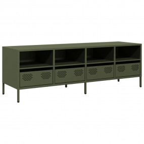 TV Cabinet Olive Green Cold-rolled Steel