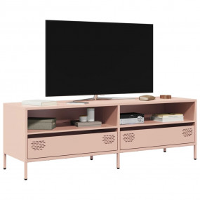 TV Cabinet Pink Cold-rolled steel Large TV Cabinet Rect...