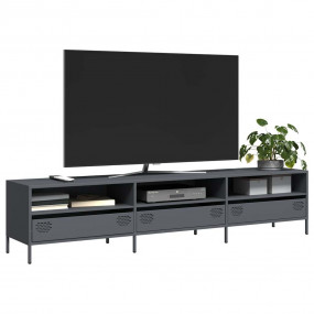 TV Cabinet Anthracite Cold-rolled Steel Large Adjustabl...