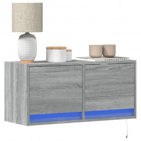 TV Wall Cabinet Grey Sonoma Engineered wood 31.5 x 12.2...