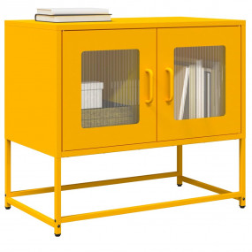 TV Cabinet Mustard Yellow Cold-rolled steel Small TV Ca...