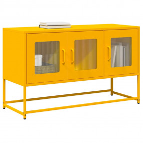 TV Cabinet Mustard Yellow Cold-rolled Steel