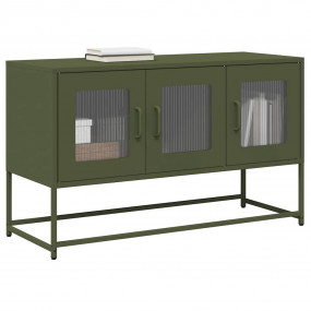 TV Cabinet Olive Green Cold-rolled Steel Small TV Cabin...