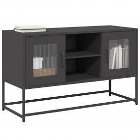 TV Cabinet Black Cold-rolled steel Medium TV Cabinet