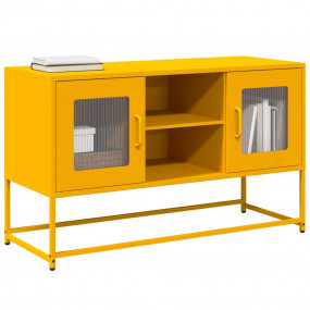 TV Cabinet Mustard Yellow Cold-Rolled Steel Medium TV C...