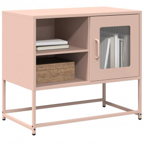 TV Cabinet Pink Cold-rolled steel Medium TV Cabinet Rec...