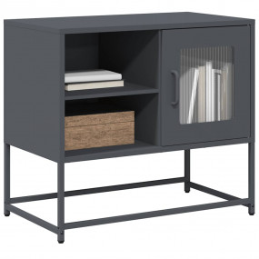 TV Cabinet Anthracite Cold-Rolled Steel Medium TV Cabin...