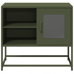 TV Cabinet Olive Green Cold-Rolled Steel 26.8 x 15.4 x ...