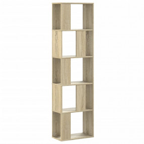 Bookcase Sonoma Oak Engineered Wood Tall and narrow Boo...